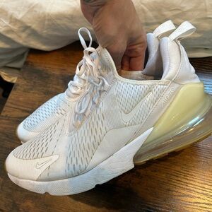 Nike White and Gray Sneakers